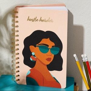 Be Rooted “hustle harder” Lined Spiral Journal